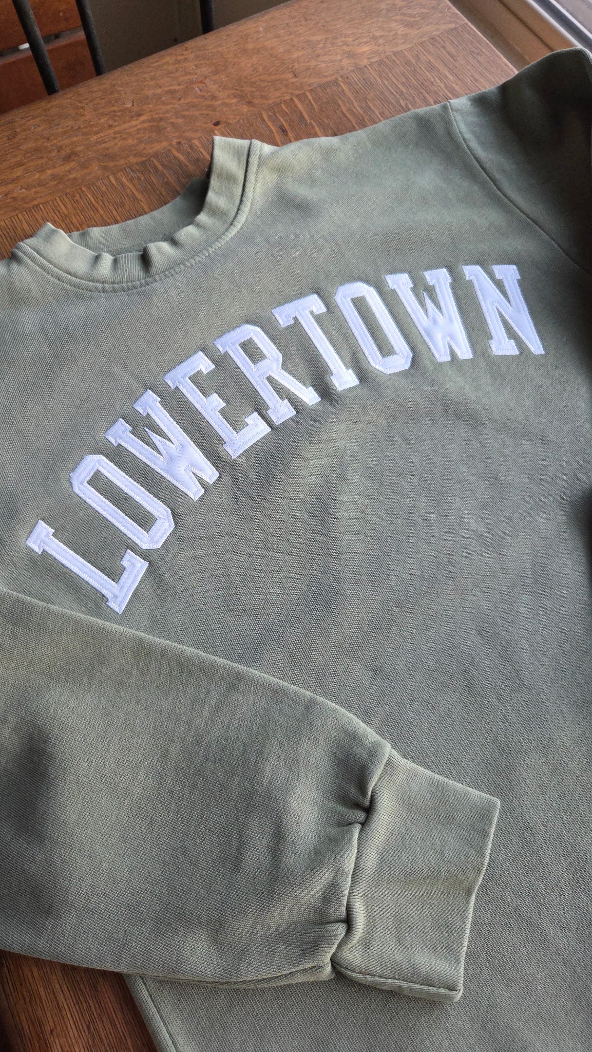 Embroidered Lowertown Crew
