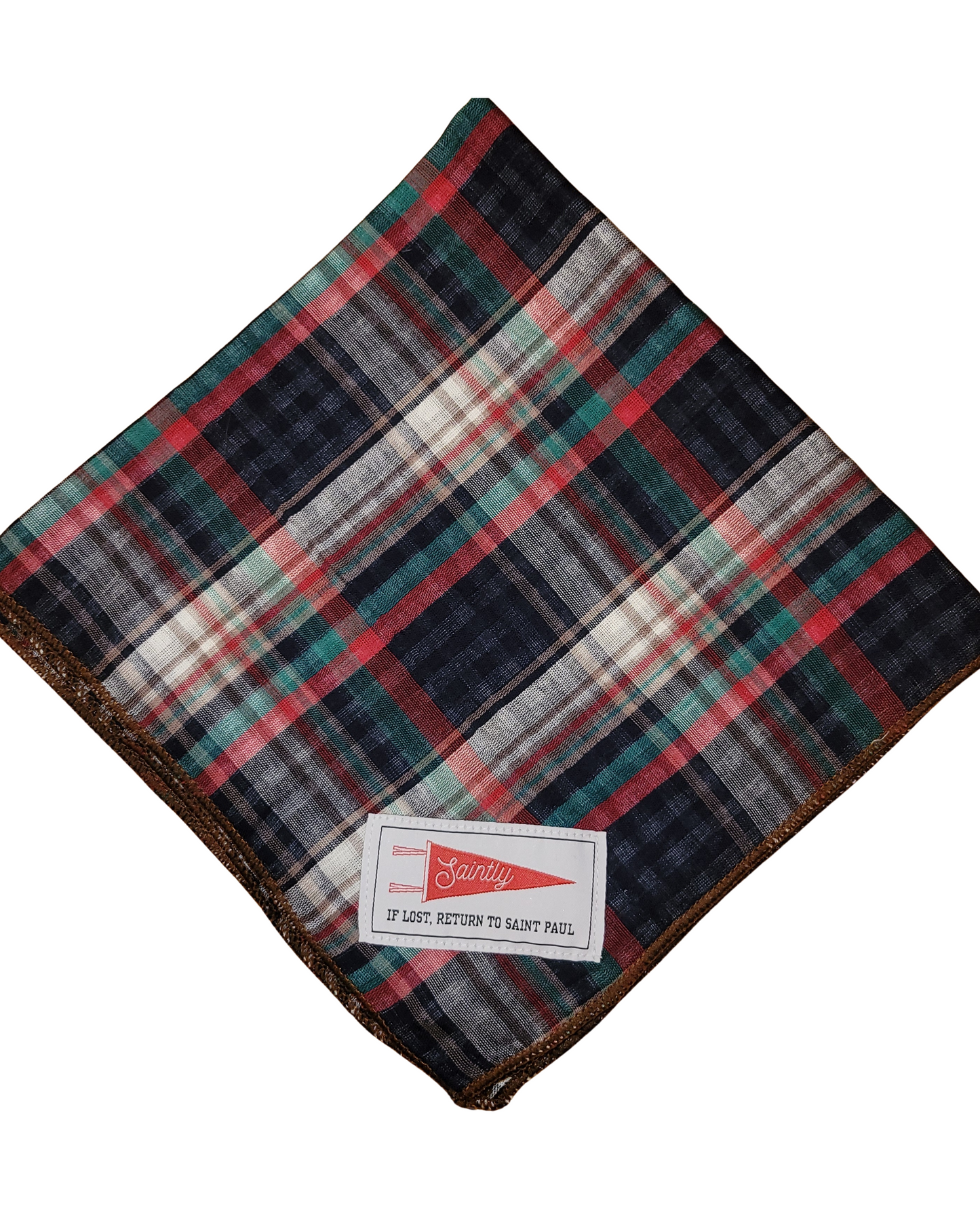 Plaid Reversible Kerchief