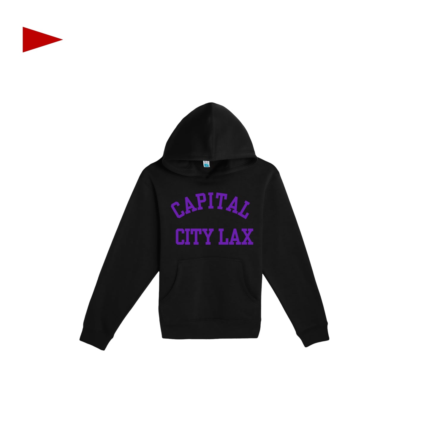 Saintly x Capital City Lax - Embroidered Black Youth Crew