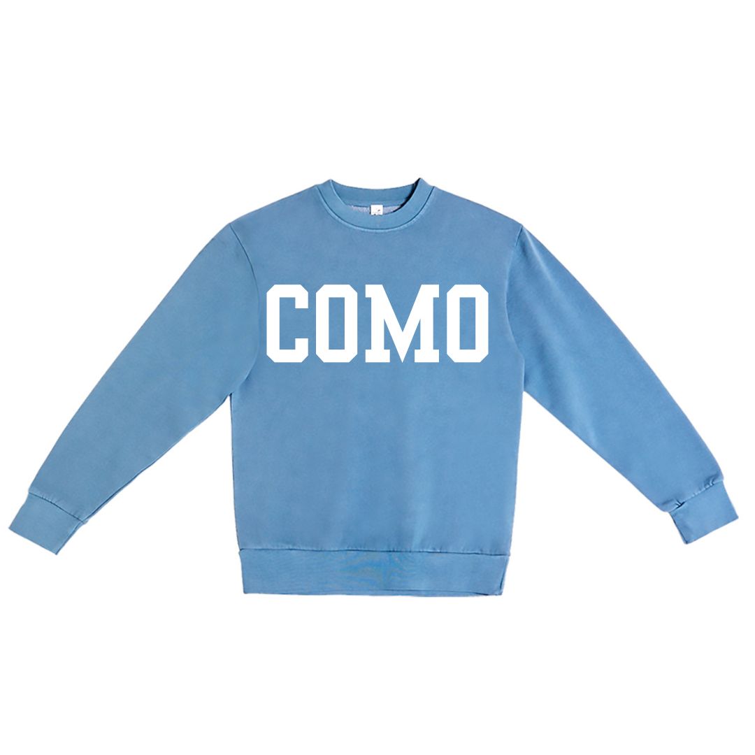 Embroidered Como Crew