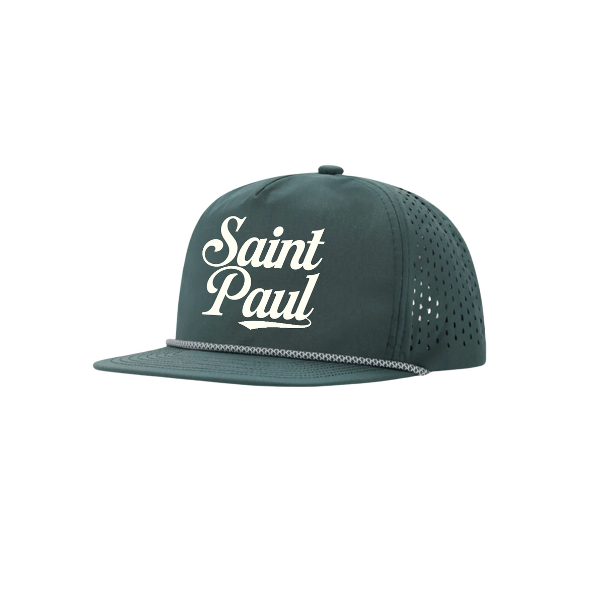 Embroidered Saint Paul Script Rope Hat