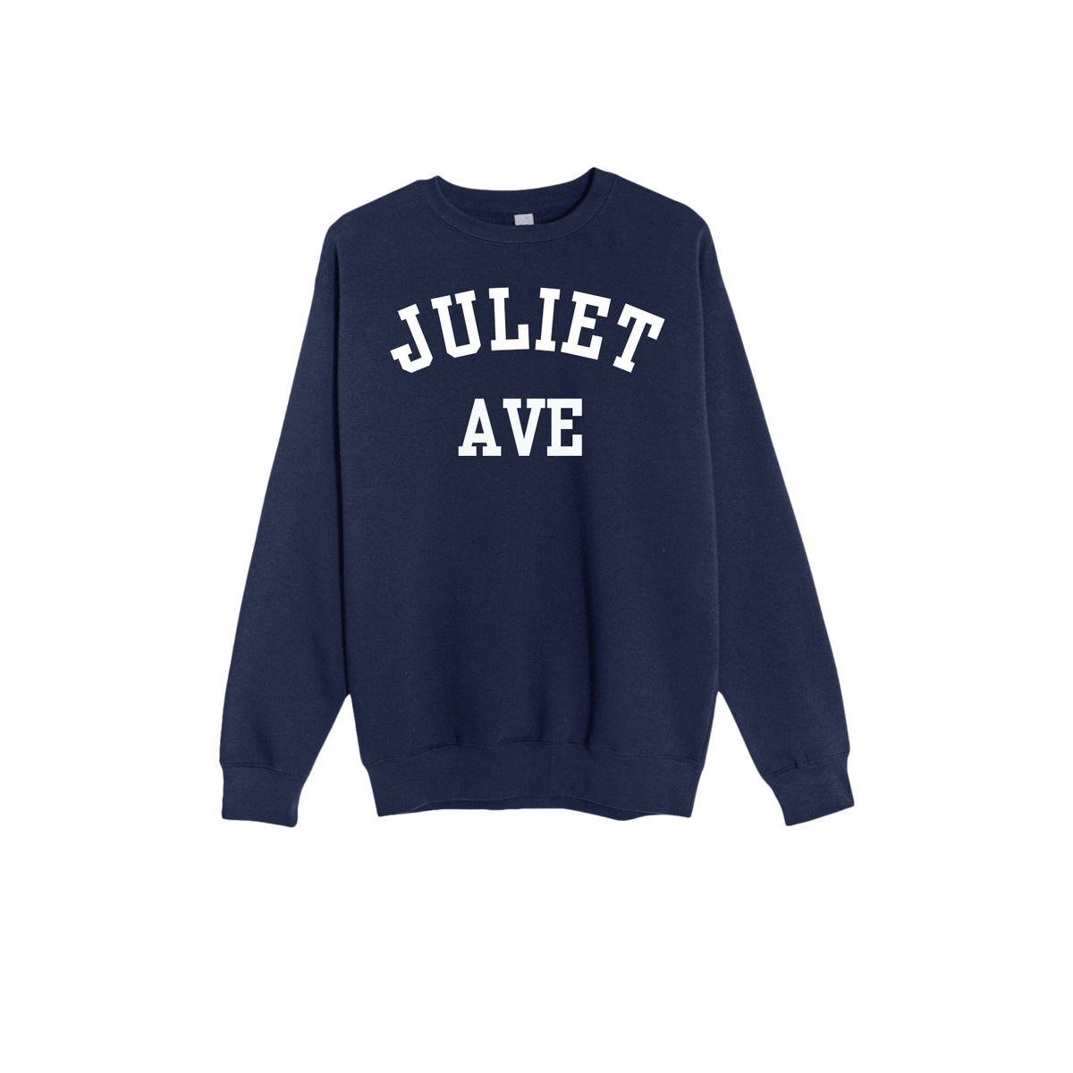 True Navy Embroidered Juliet Crew - Adult