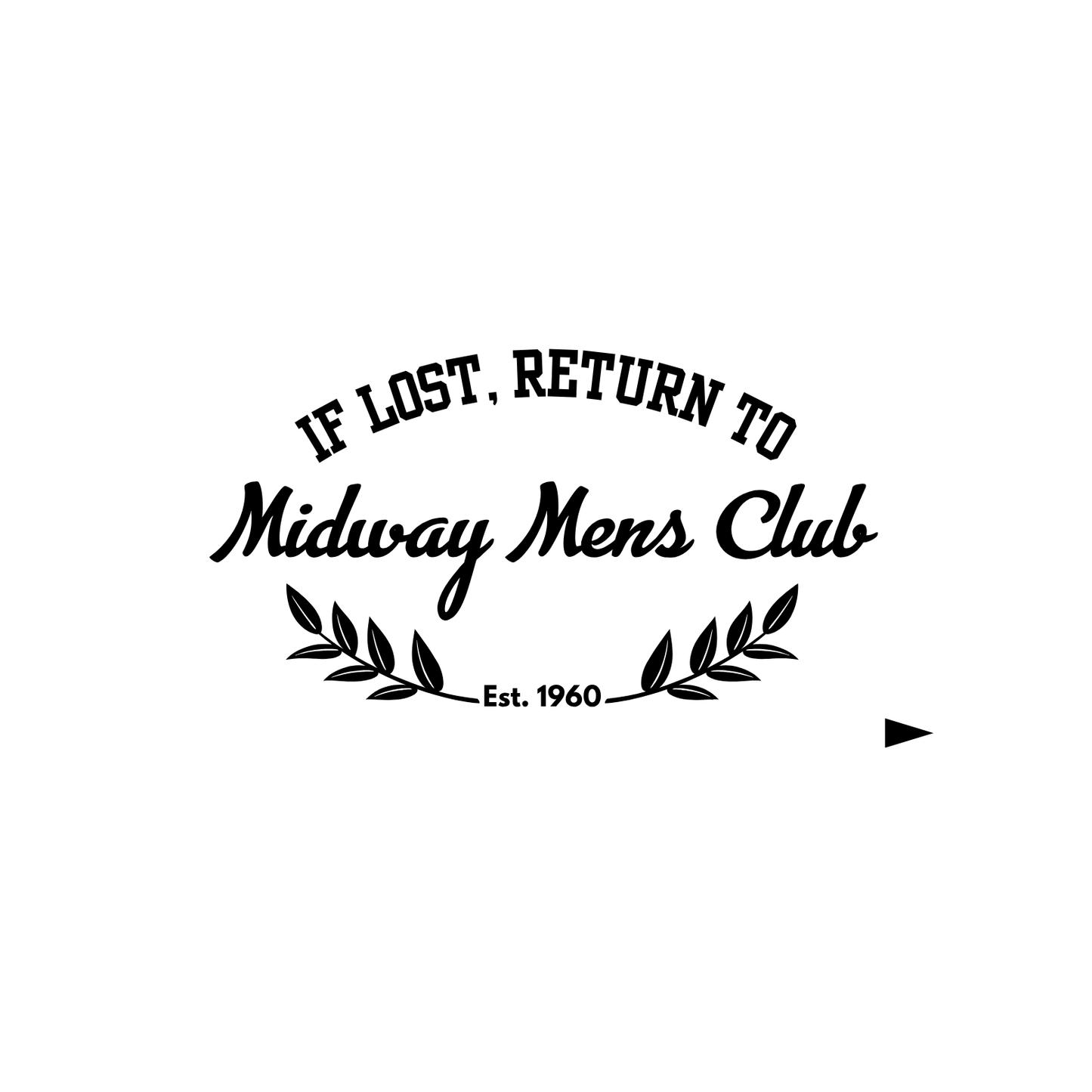 Embroidered Midway Men's Club Trucker Hat