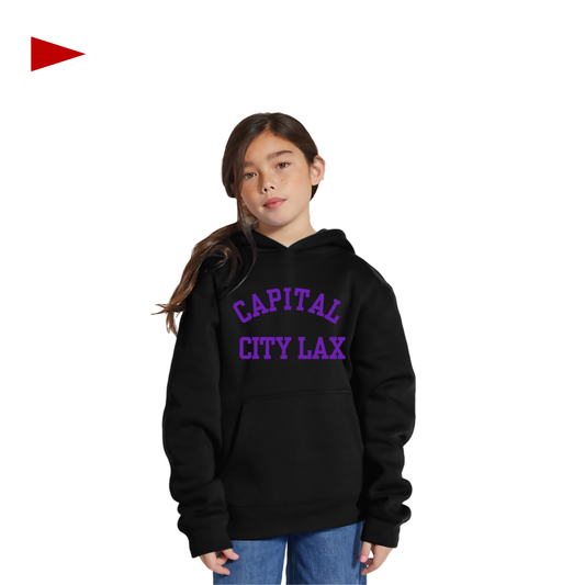 Saintly x Capital City Lax - Embroidered Black Youth Crew