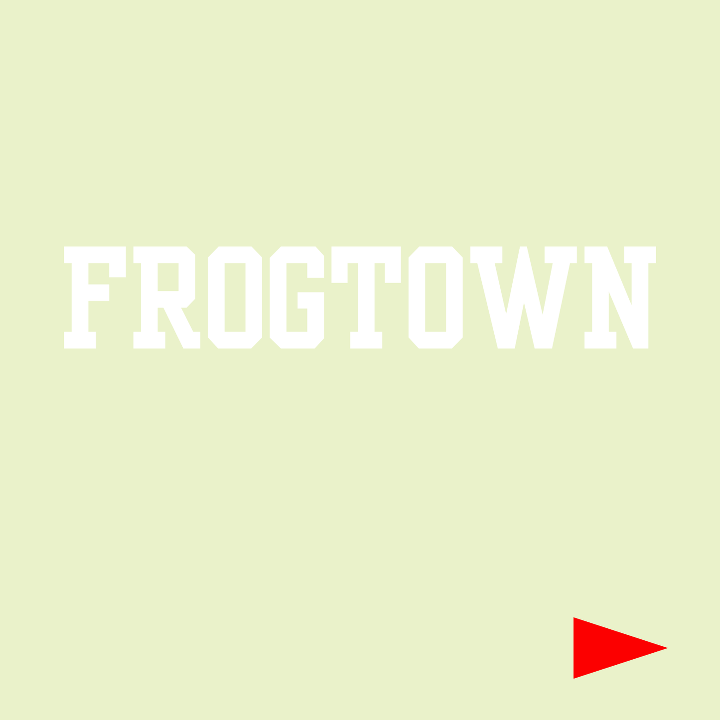 Embroidered Frogtown Crew
