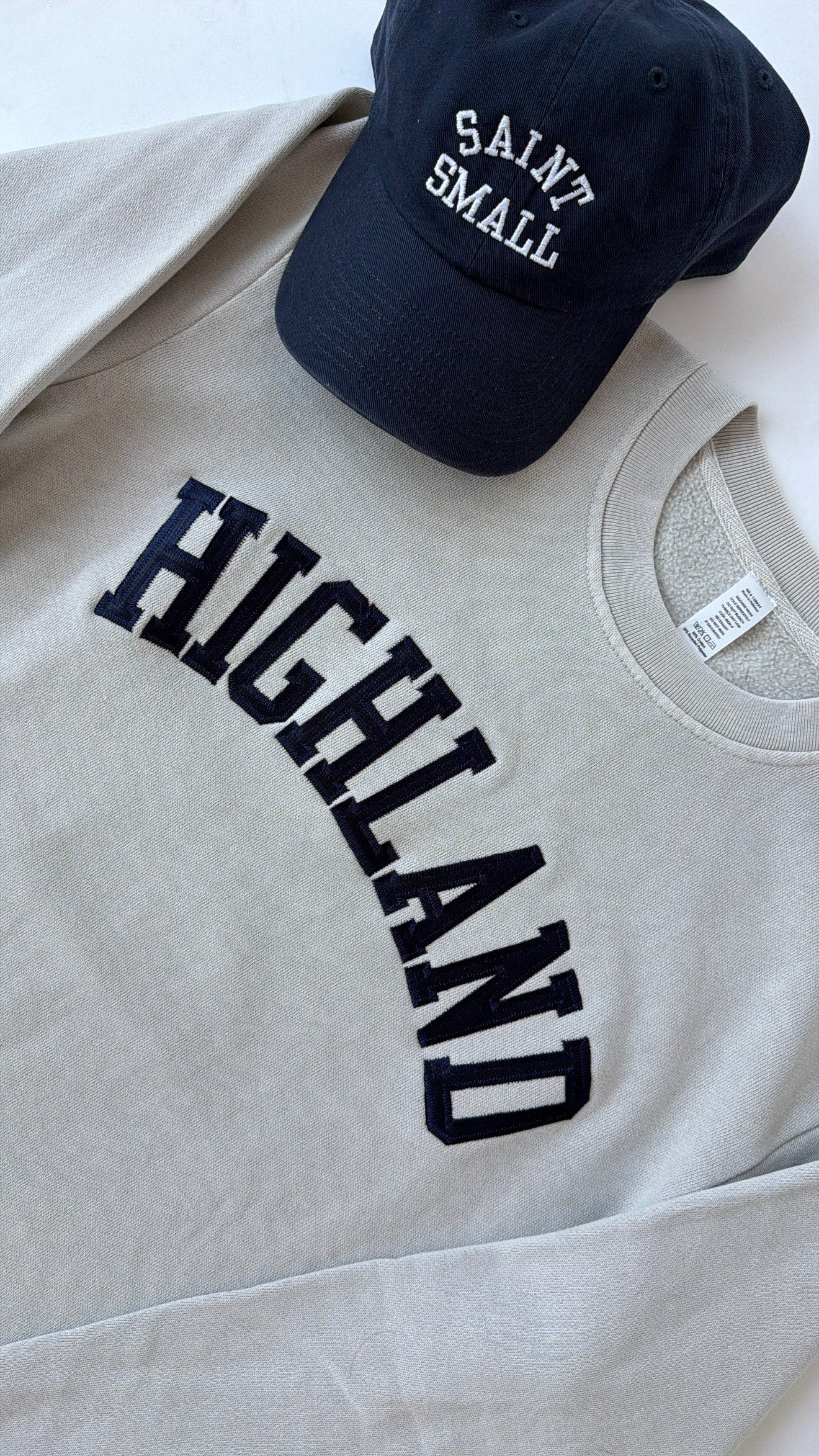 Embroidered Highland Crew