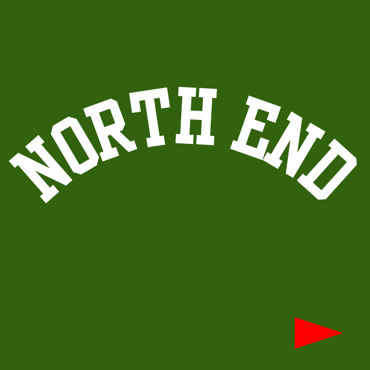 Embroidered North End Crew