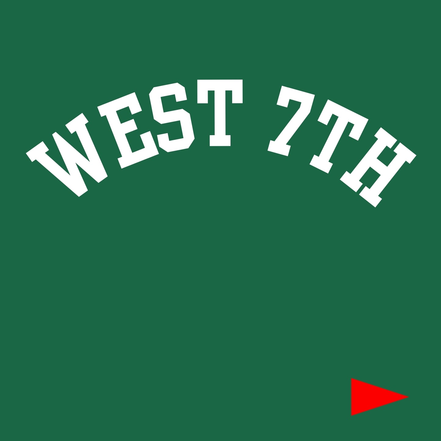 Embroidered West 7th Hood